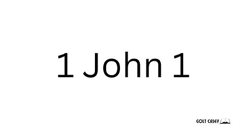 1 John 1 - Random Bible Chapter