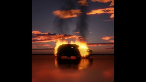 Tesla on fire #visual #visualizer #3d #3danimation #3dart #beach #popular #animation
