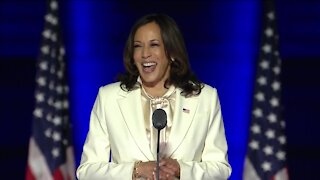 Vice President-elect Kamala Harris addresses the nation in Wilmington