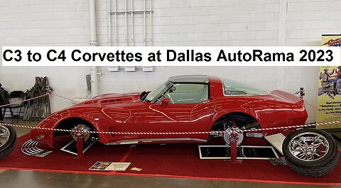 C3 to C4 Corvettes at Dallas Autorama 2023 | Part 2 of only Corvettes
