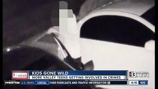 More valley teens getting involved in crimes