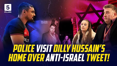 Police Detectives Visit Dilly Hussain’s Home Over Anti-Israel Tweet!