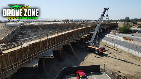 Centennial Corridor / Stockdale Ave Overpass Drone Flyover UPDATE: 4/28/22 [4K 60FPS HDR]