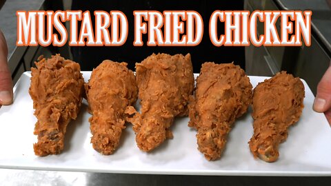Mustard Fried Chicken | Easy Fried Chicken Recipe