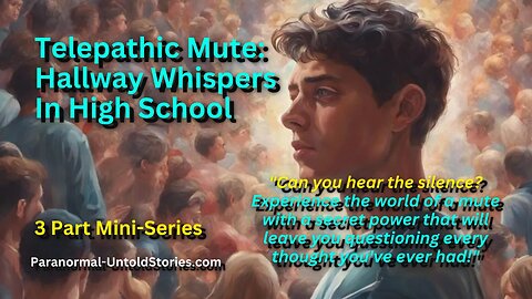 #Telepathic Mute: No More High School Secrets | #Paranormal #Telepathy Tale | #1 of Trilogy #fyp