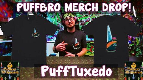 PUFFBRO MERCH DROP: Pufftuxedo T shirt Debut