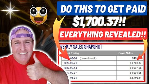 I Got Paid +$1,700.37 By Using This Easy Affiliate Marketing Method! (Make Money Online In 2023)