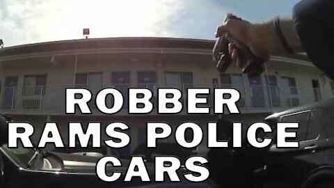 Fatal Shooting As Robber Rams Police Cars On Video - LEO Round Table S06E22a