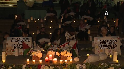 Washington - Candles lit for those who lost their lives in Gaza