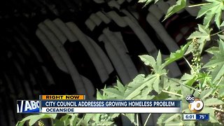 Oceanside City Council addresses growing homeless problem