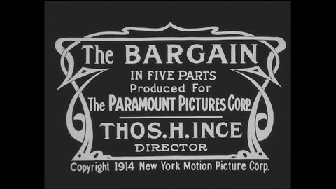 Two-Gun Man In The Bargain (1914 Original Black & White Film)