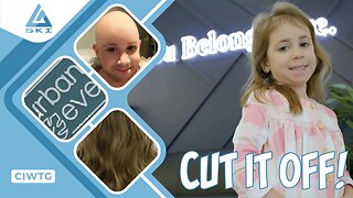 GIRLS FIRST HAIRCUT | CUTTING OFF ALL OUR HAIR | CIWTG