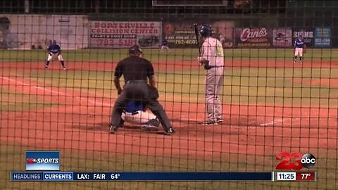 Bakersfield Train Robbers lost 6-1 to the Invaders