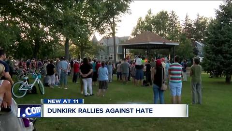 Dunkirk rallies against hate