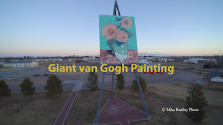 Giant van Gogh Painting Goodland, Kansas