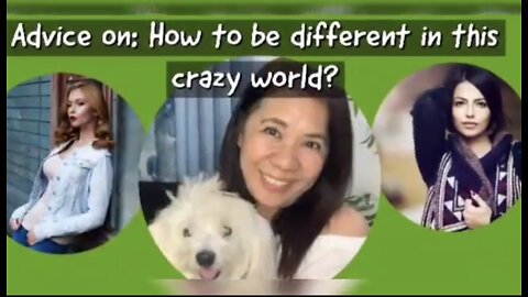 How to be different in this crazy world?