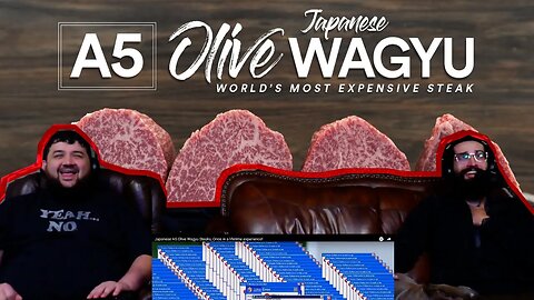 Japanese A5 Olive Wagyu Steaks, Once in a lifetime experience! - RENEGADES REACT