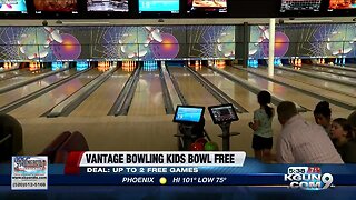 Tucson Bowling Centers offer kids bowl free summer deal