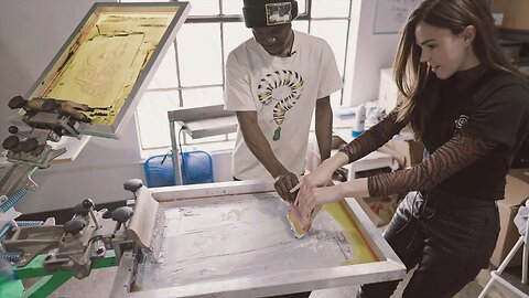 HOW TO SCREEN PRINT w/ Unfinished Legacy, an independent streetwear brand