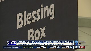 "Blessing Box" set up to help those in need