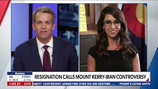 RESIGNATION CALLS MOUNT KERRY-IRAN CONTROVERSY