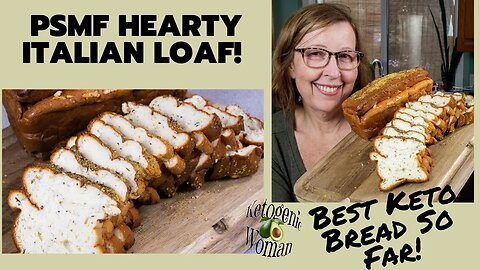 Hearty Italian Loaf Protein Sparing Bread for PSMF | Best Egg White Bread So Far!