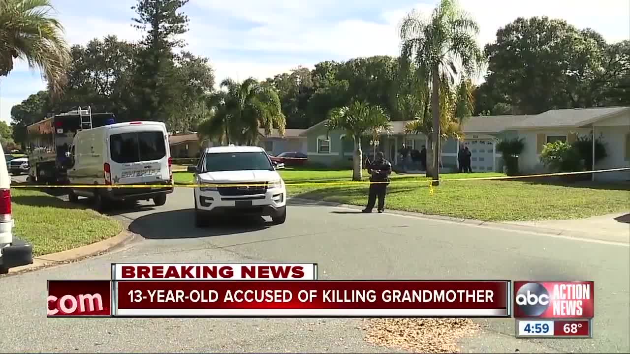 13-year-old accused of stabbing grandmother to death in St. Pete