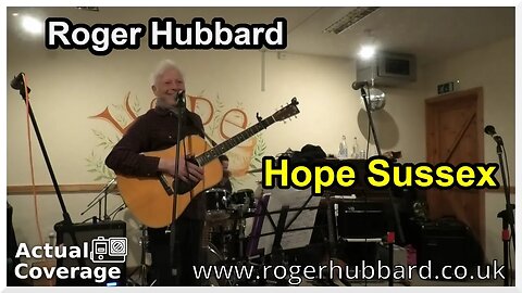 Roger Hubbard live at Hope Sussex | 25 3 23