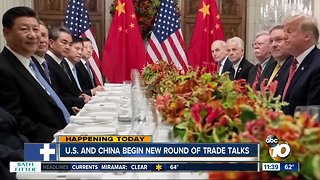 U.S. and China start new trade talks