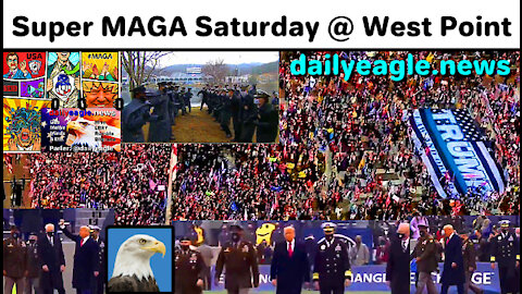Super MAGA Saturday at DC & West Point: POTUS flyover