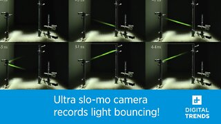 Ultra slo-mo camera records light bouncing!