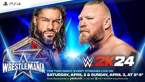 "Roman Reigns VS Brock Lesnar: WWE 2K24 PS5 Gameplay"
