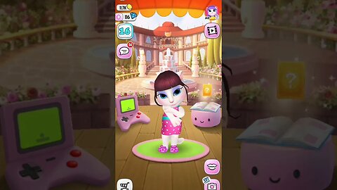 😂😂 Angela Is Blushing #492 | My Talking Angela 2 | #shorts #funwithangela 🤣😂