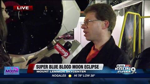 Rare super blue blood moon appearing Wednesday