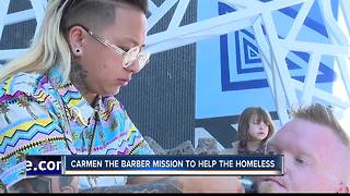 One Barbers Mission to help the homeless