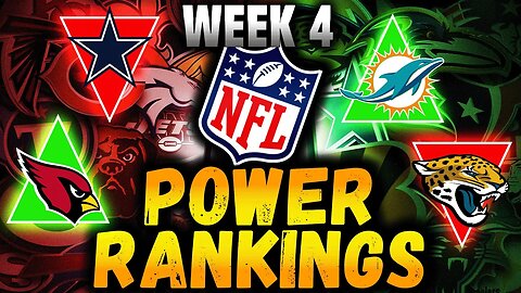 Week 4 NFL Power Rankings