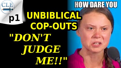 Unbiblical Cop-Outs: "Don't Judge Me!" p1 | 2-13-22 [creationliberty.com]