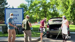 Sunset Neighborhood Association holds community cleanup