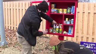 'Tiny but mighty': Community pantries help neighbors during COVID-19 pandemic