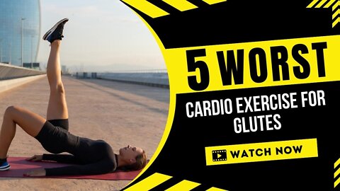 5 worst cardio exercise for glutes | Beginner's mistake | 5 worst glute workout mistakes women make!