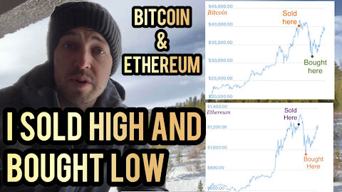 🔵 I SOLD HIGH and BOUGHT LOW! My Bitcoin & Ethereum Swing Trade Experiment Results