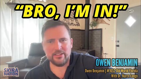 OWEN BENJAMIN WILL OFFICIALLY BE ON @SkibaNewsNation !￼