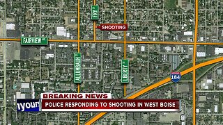 Police on the scene of a west Boise shooting