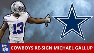 COWBOYS ALERT: Dallas Re-Signs WR Michael Gallup Right Before 2022 NFL Free Agency Begins