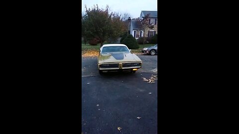 1971 Charger SE 383 flip headligh demonstration