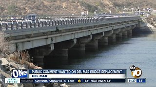 Public feedback needed for Del Mar bridge