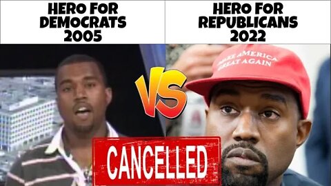 Ye (Kanye West) went from Liberal Lion to Conservative Hero. | Now Cancelled by All.