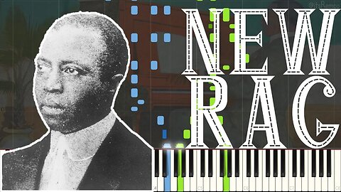 Scott Joplin - New Rag 1912 (Ragtime Piano Synthesia)