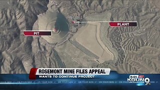 Rosemont Mine files appeal to continue work on project