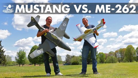 Epic Battle Between American Mustang Vs. German ME-262